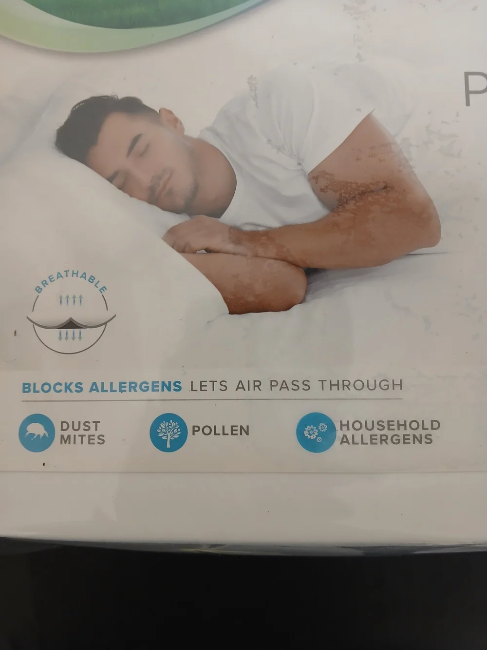 Soft Cotton Allergen Barrier Twin Mattress Protector - White